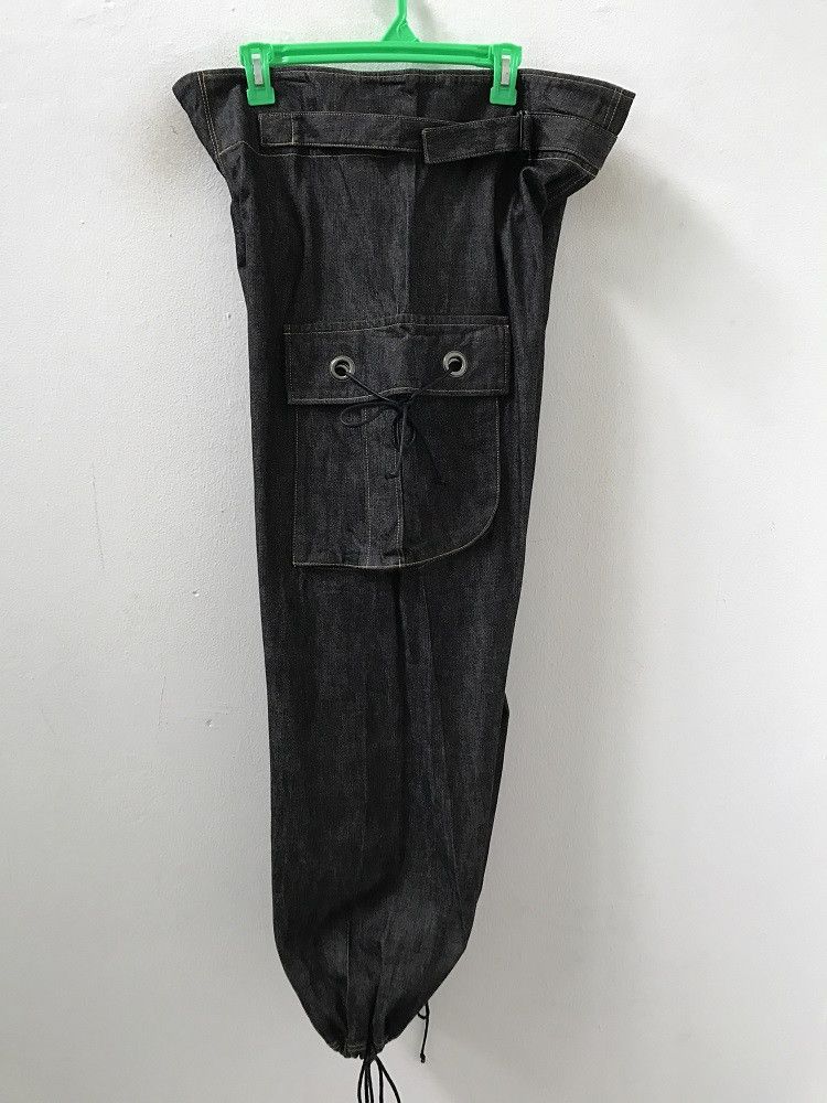 Y's × Yohji Yamamoto Yohji Yamamoto Y's Adjustable Drawstring Baggy Cargo Denim Size US 33 - 16 Thumbnail