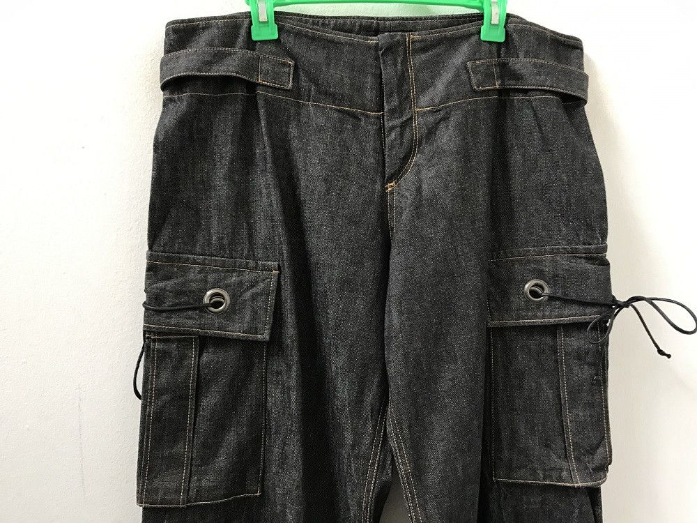 Y's × Yohji Yamamoto Yohji Yamamoto Y's Adjustable Drawstring Baggy Cargo Denim Size US 33 - 7 Thumbnail