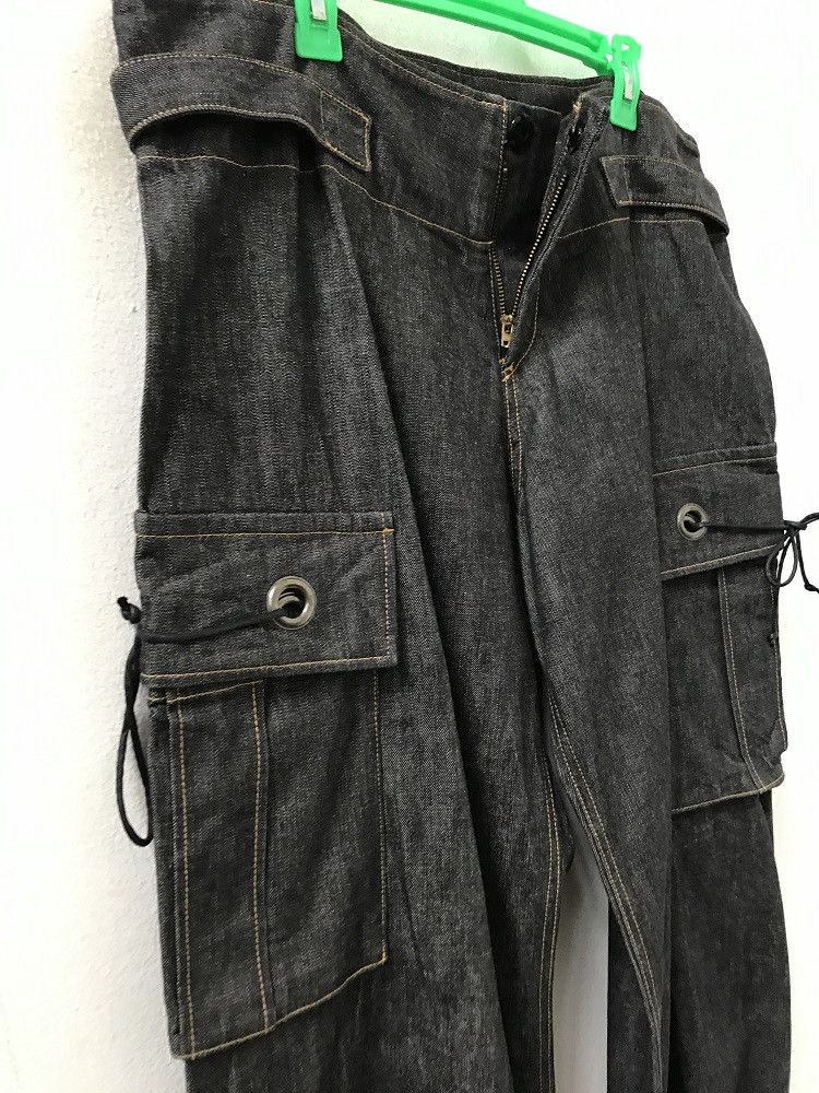 Y's × Yohji Yamamoto Yohji Yamamoto Y's Adjustable Drawstring Baggy Cargo Denim Size US 33 - 11 Thumbnail