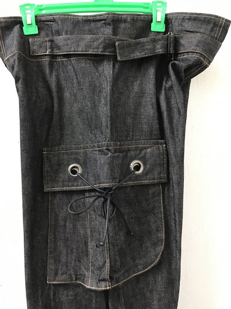 Y's × Yohji Yamamoto Yohji Yamamoto Y's Adjustable Drawstring Baggy Cargo Denim Size US 33 - 17 Thumbnail