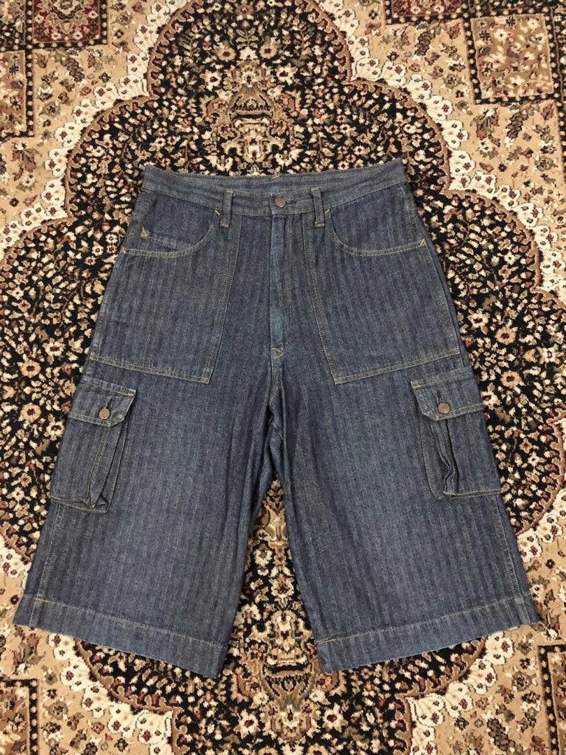 Hysteric Glamour × Vintage Vintage Hysteric Glamour Japan HBT Cargo Short Size US 31 - 18 Thumbnail