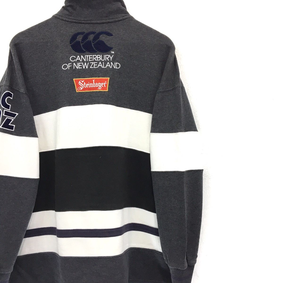 Canterbury of New Zealand × Sports Specialties × Vintage CANTERBURY x STEINLAGER Half Zip Sweatshirt Size US XL / EU 56 / 4 - 8 Thumbnail