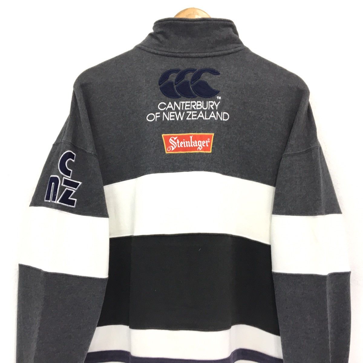 Canterbury of New Zealand × Sports Specialties × Vintage CANTERBURY x STEINLAGER Half Zip Sweatshirt Size US XL / EU 56 / 4 - 7 Thumbnail