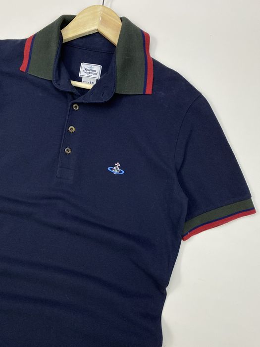 Vivienne Westwood Vivienne Westwood Polo T shirt Navy Grailed