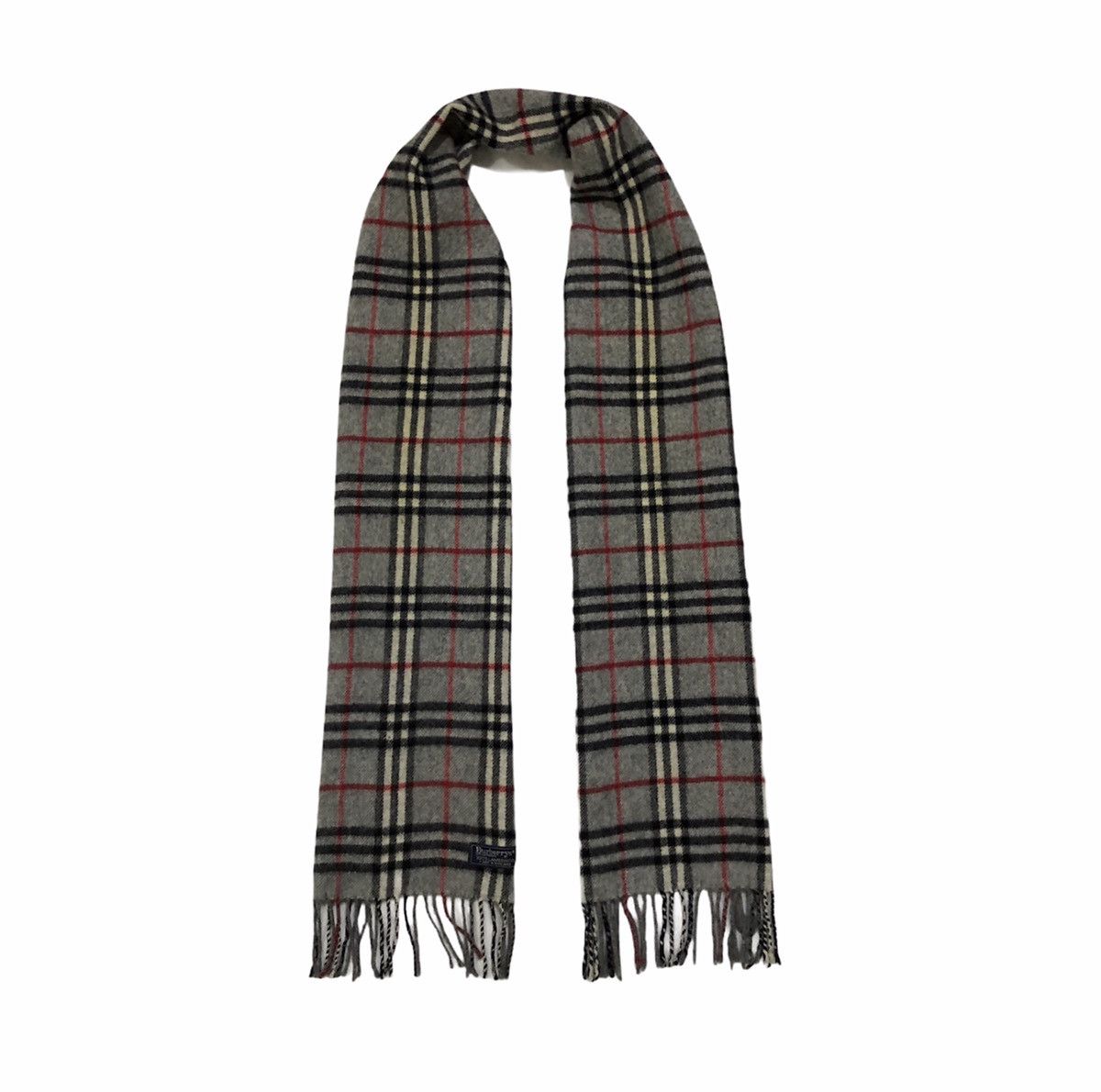 Burberry Vintage Burberrys London 100%Lambswool Scarf/ Muffler Size ONE SIZE - 8 Thumbnail