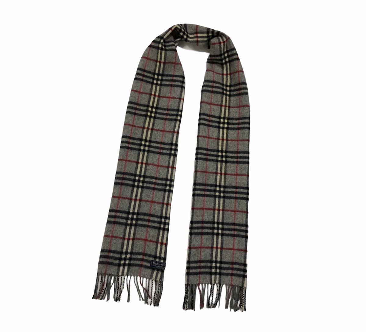 Burberry Vintage Burberrys London 100%Lambswool Scarf/ Muffler Size ONE SIZE - 7 Thumbnail
