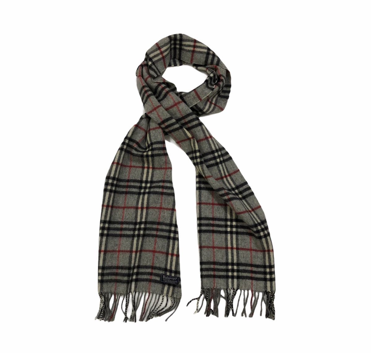 Burberry Vintage Burberrys London 100%Lambswool Scarf/ Muffler Size ONE SIZE - 9 Thumbnail