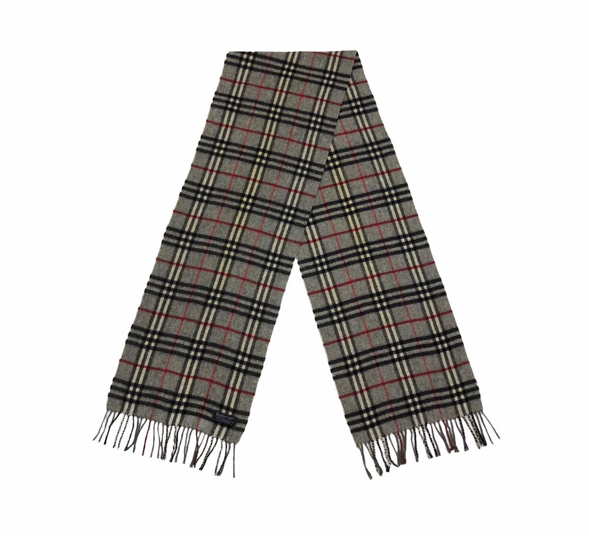 Burberry Vintage Burberrys London 100%Lambswool Scarf/ Muffler Size ONE SIZE - 3 Thumbnail