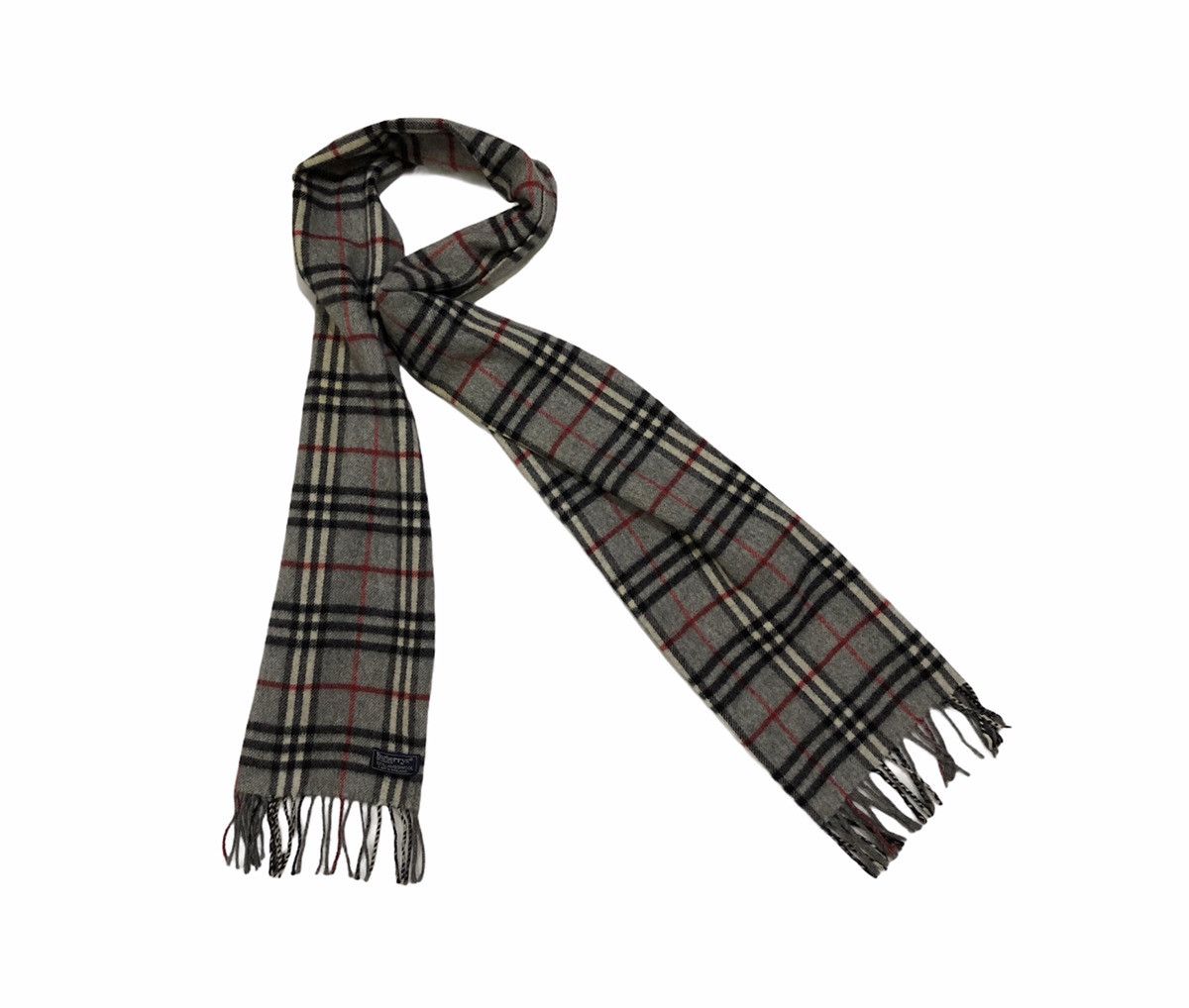 Burberry Vintage Burberrys London 100%Lambswool Scarf/ Muffler Size ONE SIZE - 10 Thumbnail