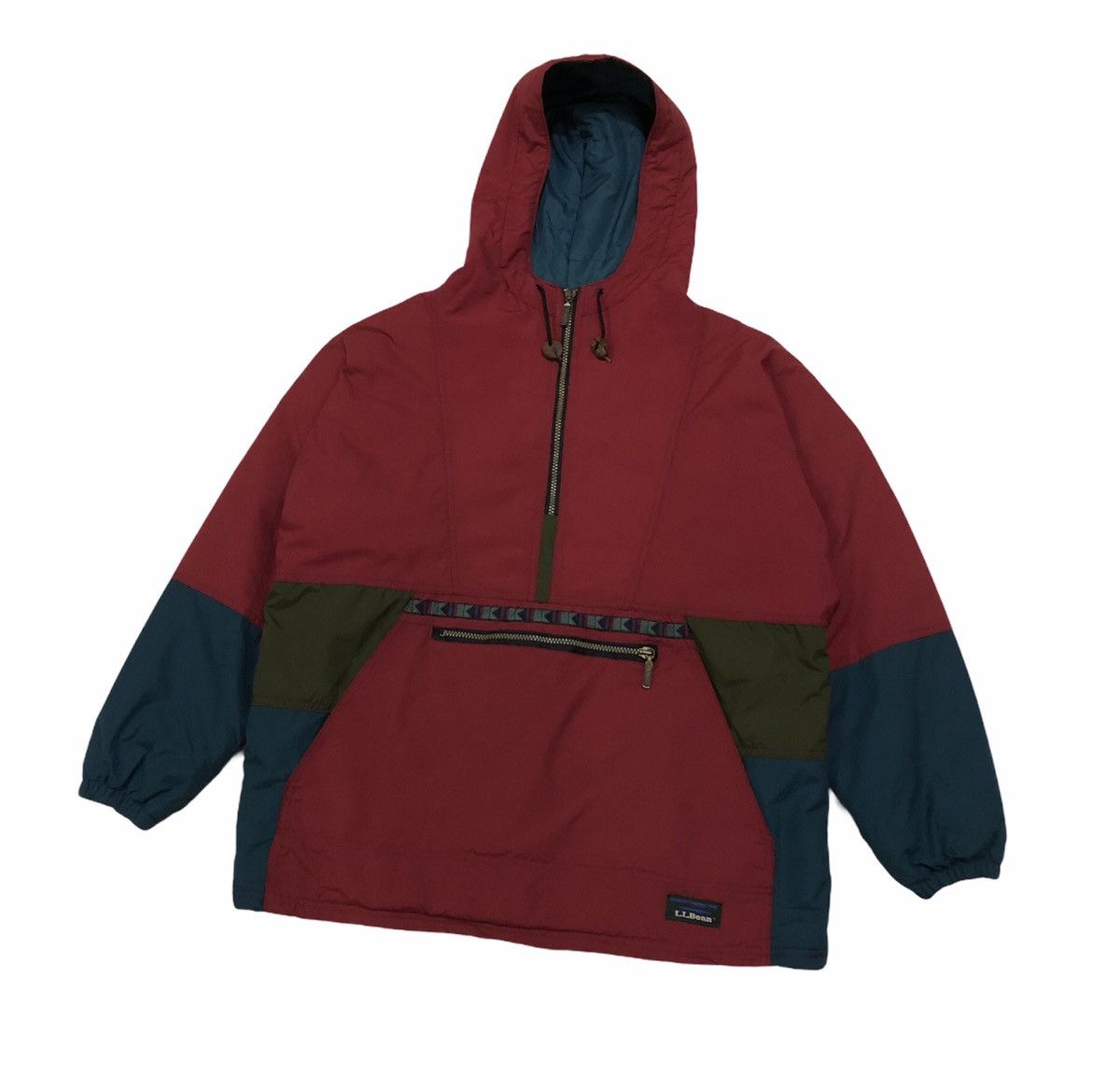 L.L. Bean L. L. Bean Anorak Aztec Jacket Hoodie Women Size L / US 10 / IT 46 - 4 Thumbnail