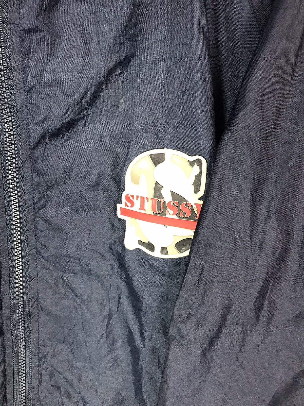 Stussy × Vintage Vintage windbreaker stussy with patches Size US L / EU 52-54 / 3 - 3 Thumbnail
