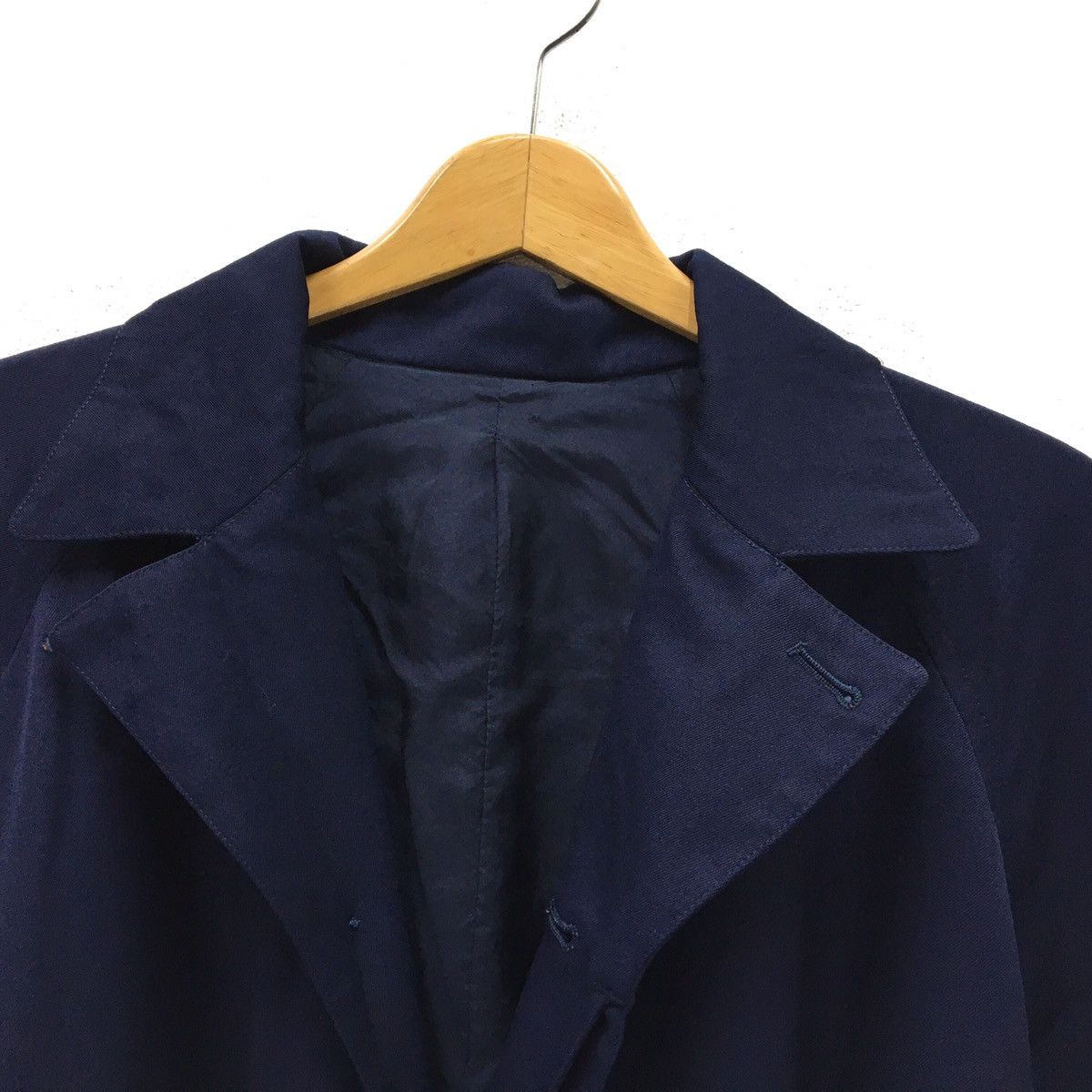 Designer × Issey Miyake × Japanese Brand ISSEY MIYAKE Wool Raincoat Jacket Size L / US 10 / IT 46 - 8 Thumbnail