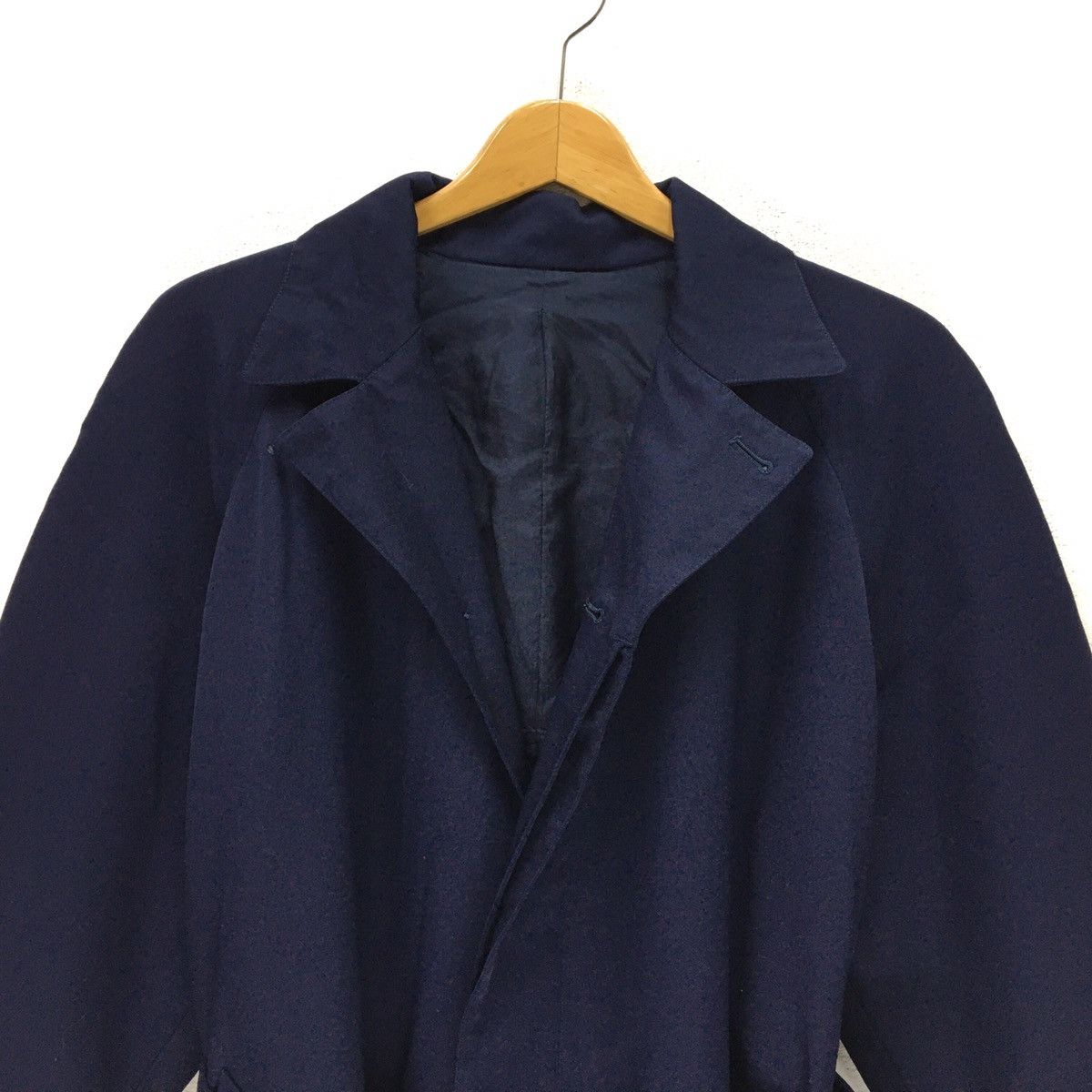 Designer × Issey Miyake × Japanese Brand ISSEY MIYAKE Wool Raincoat Jacket Size L / US 10 / IT 46 - 7 Thumbnail