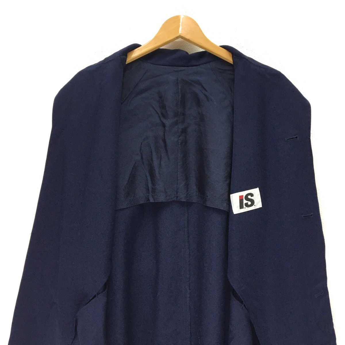 Designer × Issey Miyake × Japanese Brand ISSEY MIYAKE Wool Raincoat Jacket Size L / US 10 / IT 46 - 10 Thumbnail