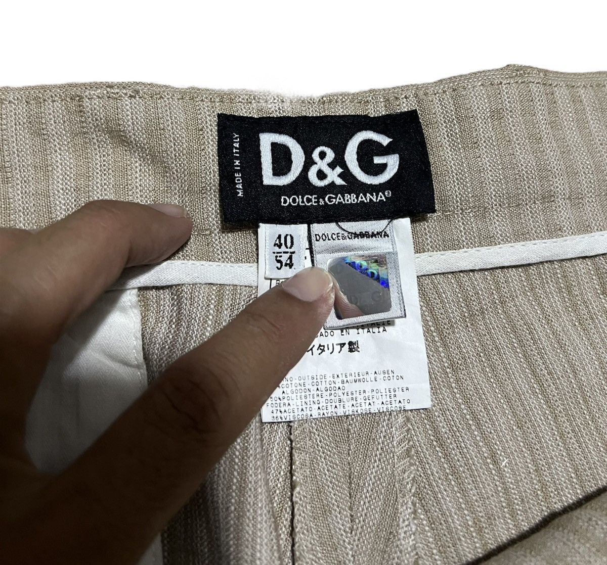 Dolce & Gabbana DOLCE GABBANA MEN LUXURY TROUSER Size US 37 - 8 Thumbnail