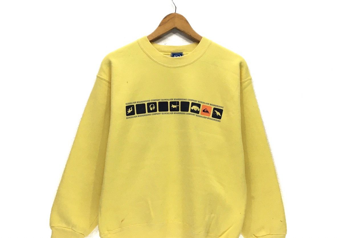 Quicksilver × Sports Specialties Vintage Quicksilver Crewneck BigLogo Sweatshirt Size US XS / EU 42 / 0 - 2 Thumbnail