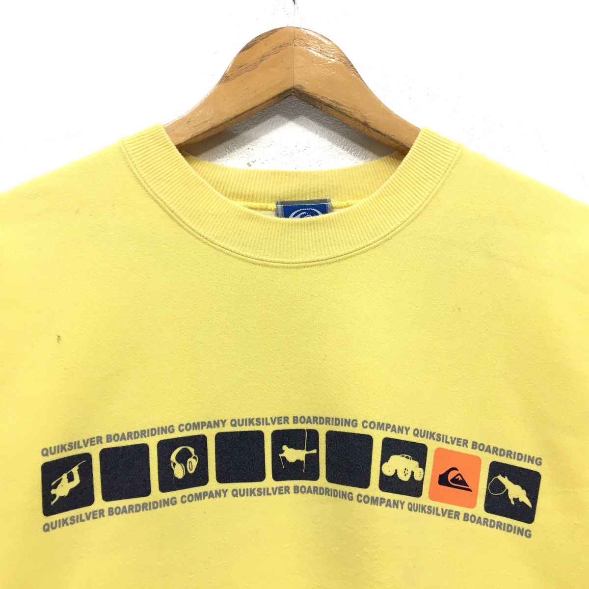 Quicksilver × Sports Specialties Vintage Quicksilver Crewneck BigLogo Sweatshirt Size US XS / EU 42 / 0 - 5 Thumbnail