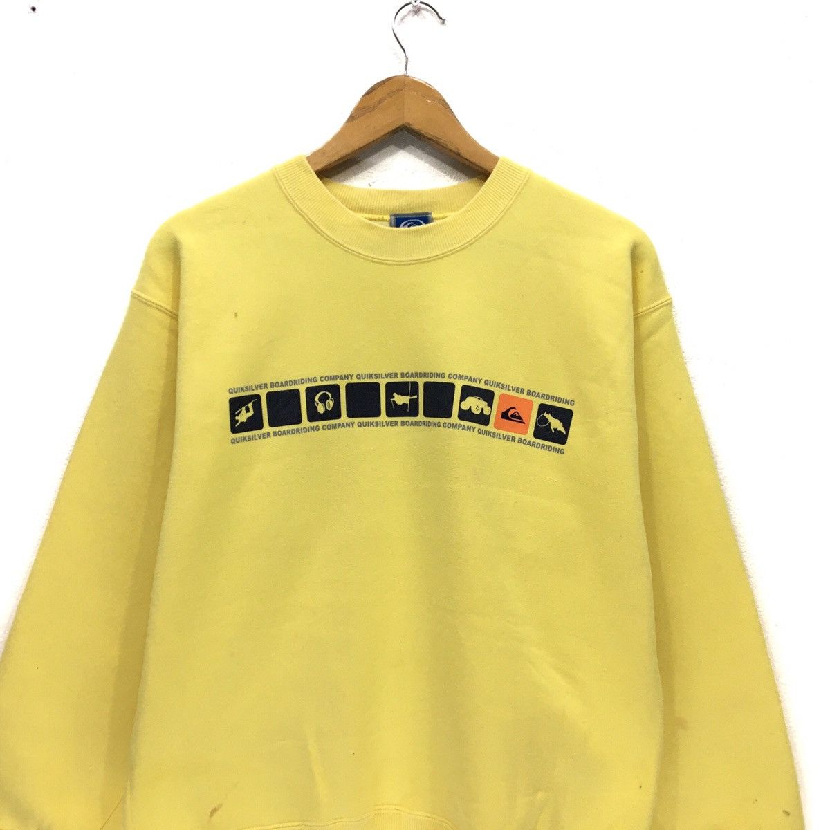 Quicksilver × Sports Specialties Vintage Quicksilver Crewneck BigLogo Sweatshirt Size US XS / EU 42 / 0 - 3 Thumbnail