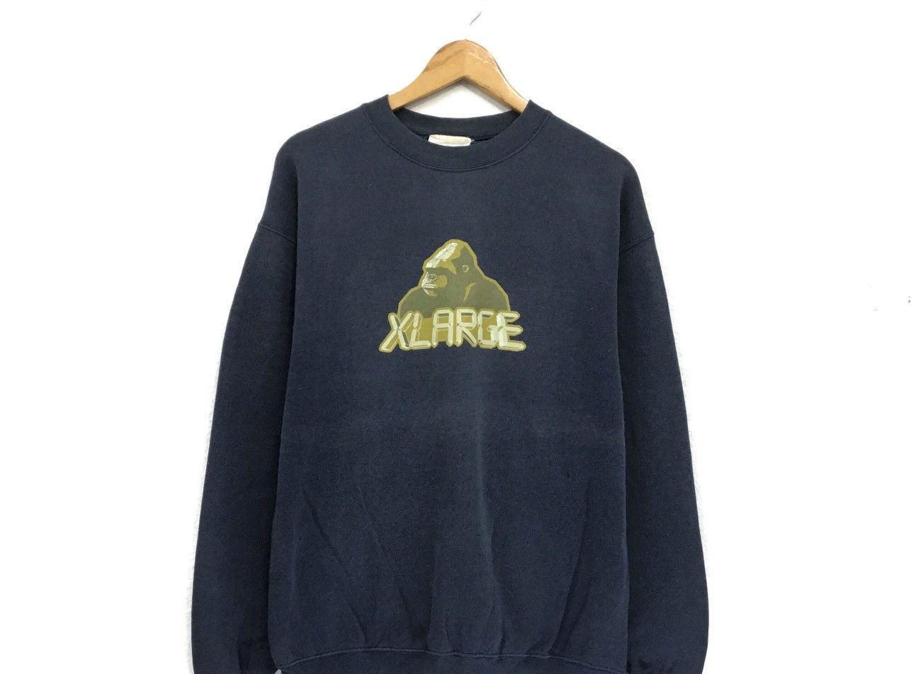 Vintage × X-LARGE XLARGE Crewneck BigLogo Ape Sweatshirt Size US L / EU 52-54 / 3 - 2 Thumbnail