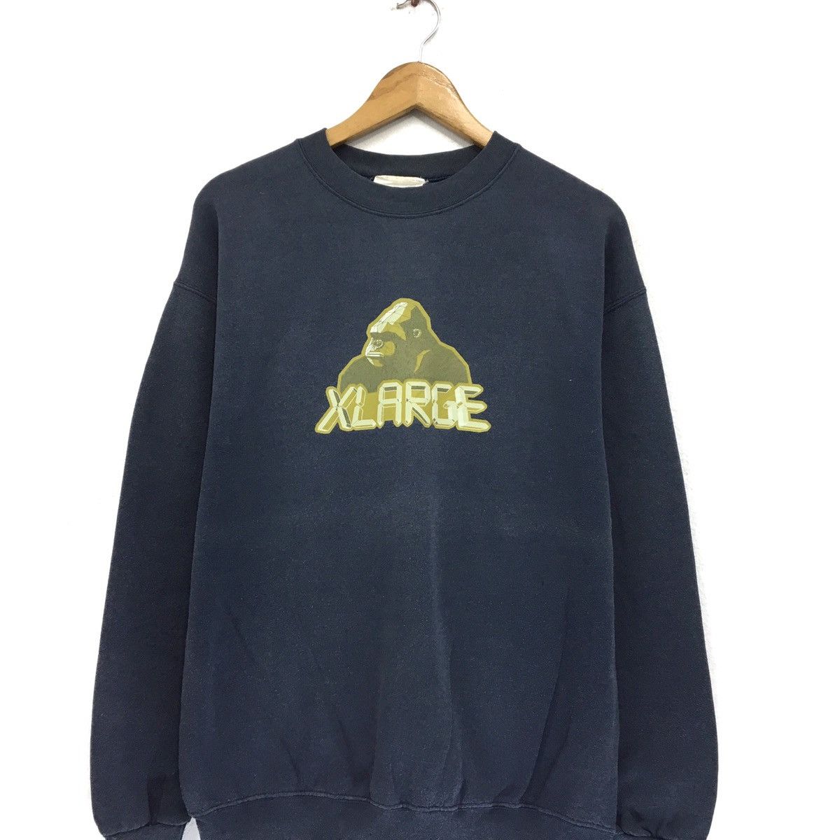 Vintage × X-LARGE XLARGE Crewneck BigLogo Ape Sweatshirt Size US L / EU 52-54 / 3 - 3 Thumbnail