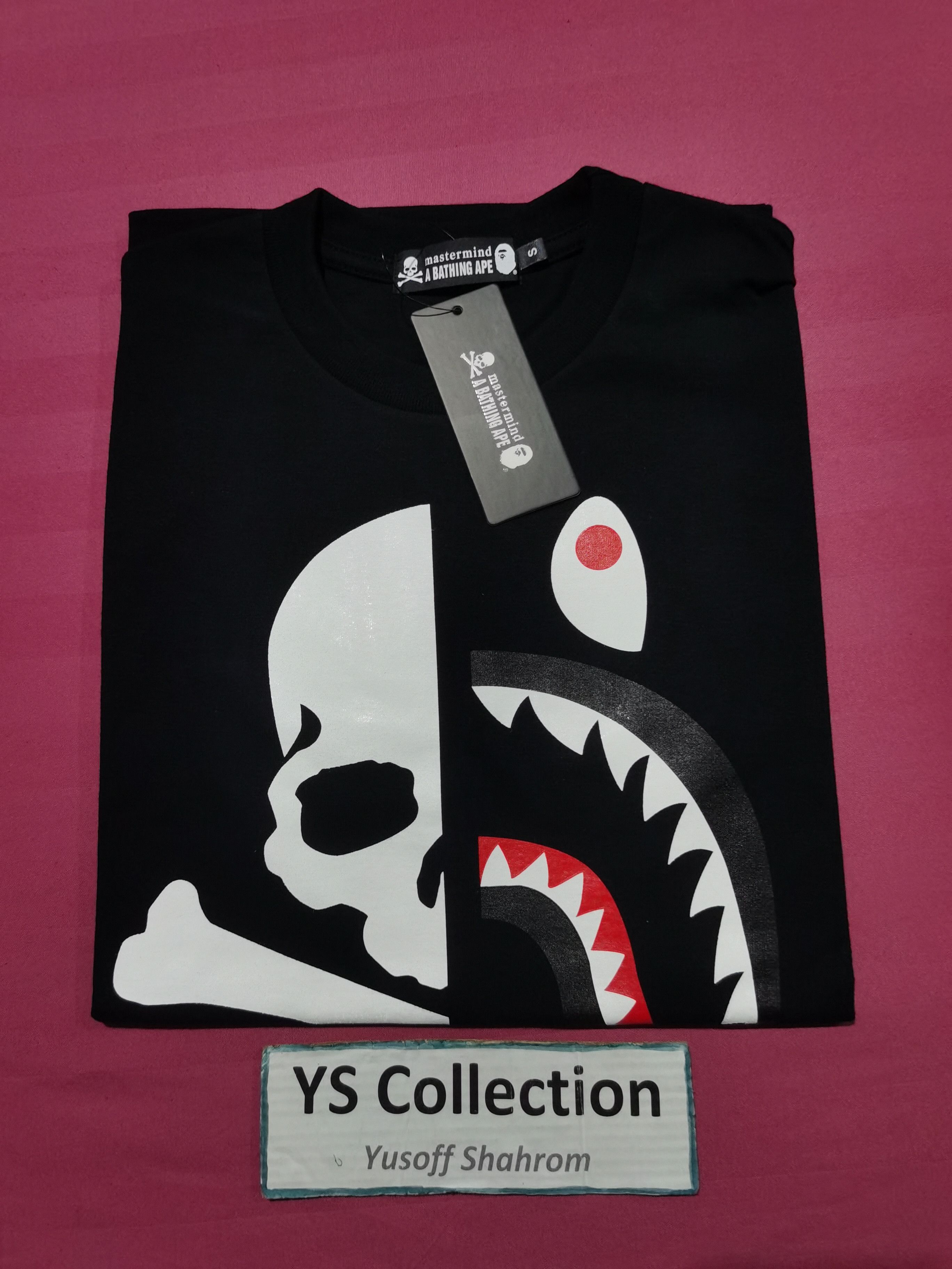 Bape Bape x Mastermind Japan Shark Skull Tee | Grailed