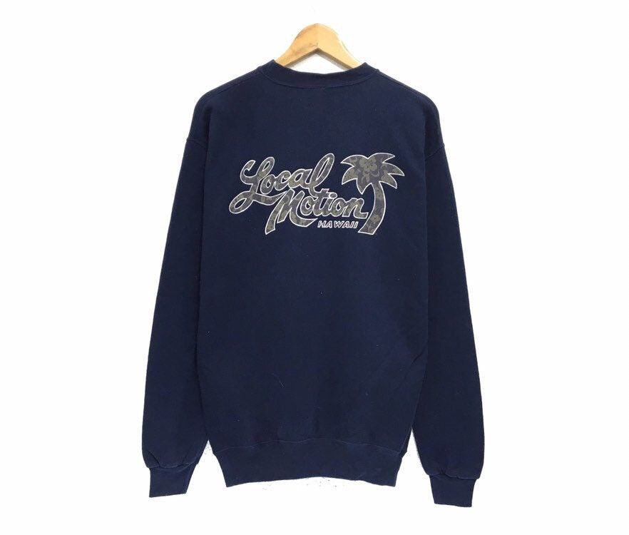 Vintage LOCAL MOTION Crewneck Vintage Sweatshirt Size US M / EU 48-50 / 2 - 1 Thumbnail