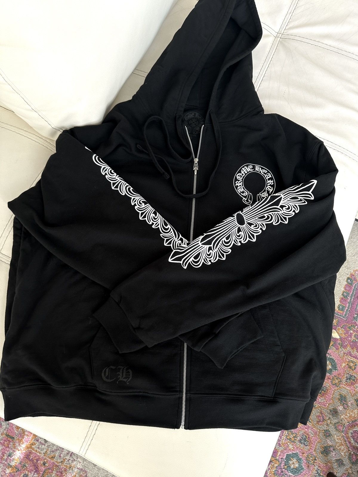 Chrome Hearts Chrome Hearts Thermal Zip Hoodie XXL Jacket | Grailed