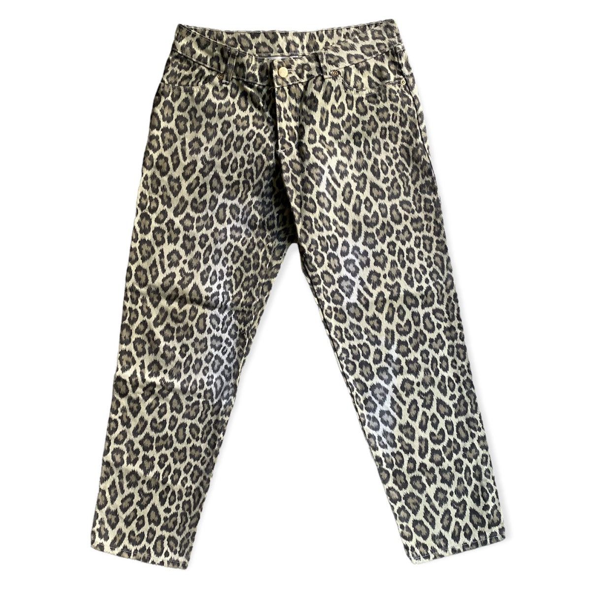 image of Jean Paul Gaultier Vintage 90’S Junior Gaultier Leopard Jeans, Men's (Size 30)