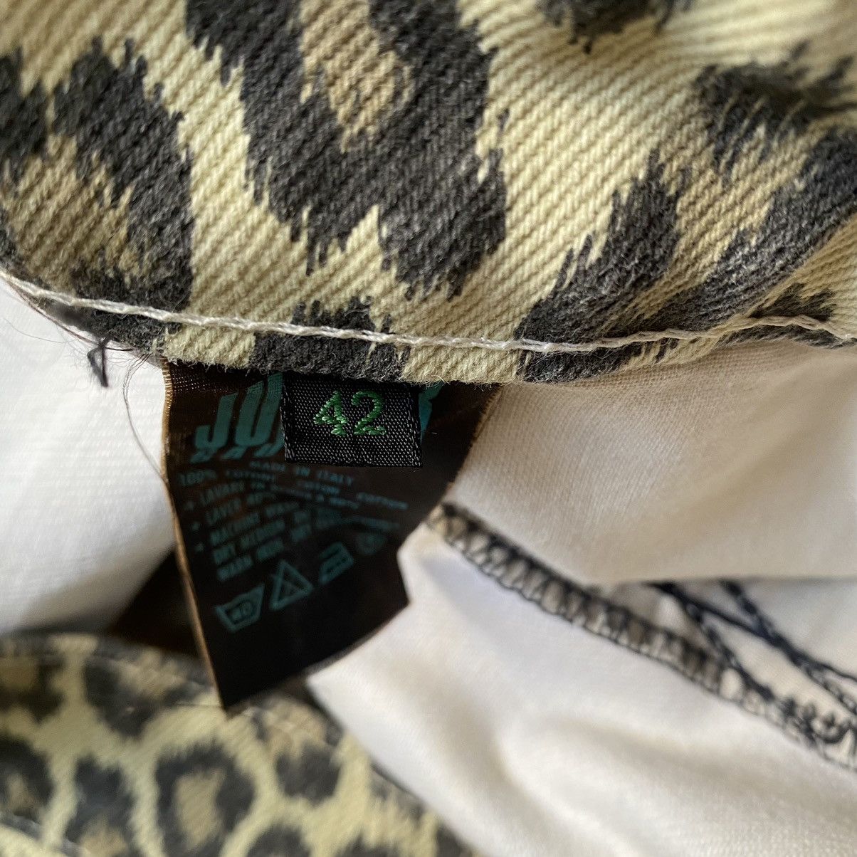 Jean Paul Gaultier Vintage 90’s Junior Gaultier Leopard Jeans Size US 30 / EU 46 - 4 Thumbnail