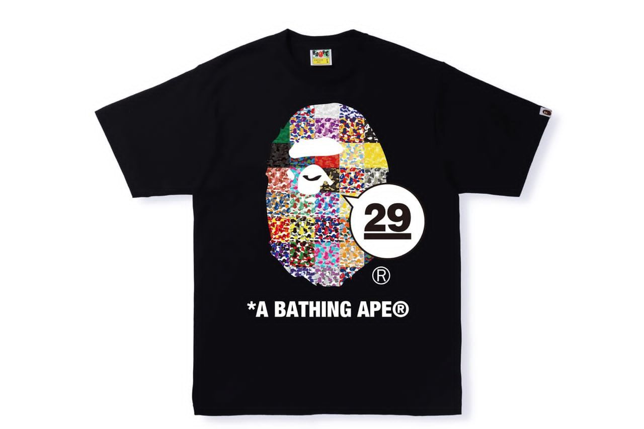 Bape 3XL Bape 29th Anniversary By Bathing Tee Size US XXL / EU 58 / 5 - 2 Thumbnail