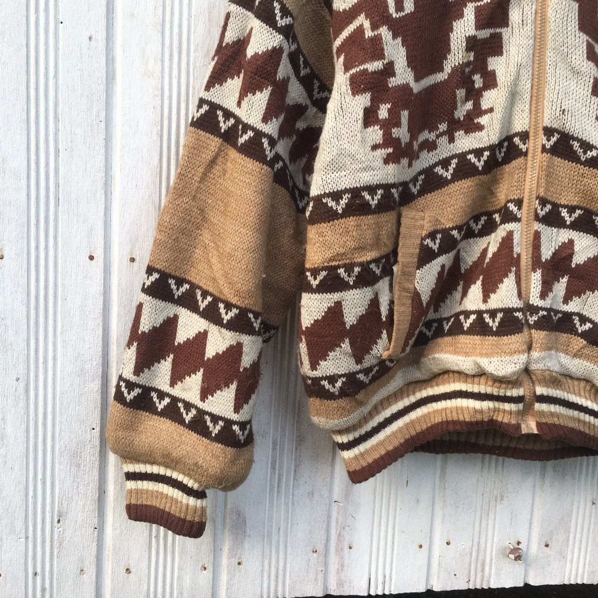 Vintage Vintage Kearney House Wool Mexican Native Puffer Jacket Size US M / EU 48-50 / 2 - 3 Thumbnail