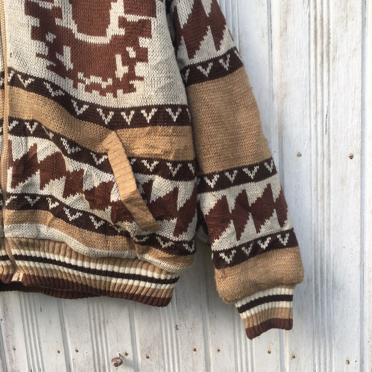 Vintage Vintage Kearney House Wool Mexican Native Puffer Jacket Size US M / EU 48-50 / 2 - 4 Thumbnail