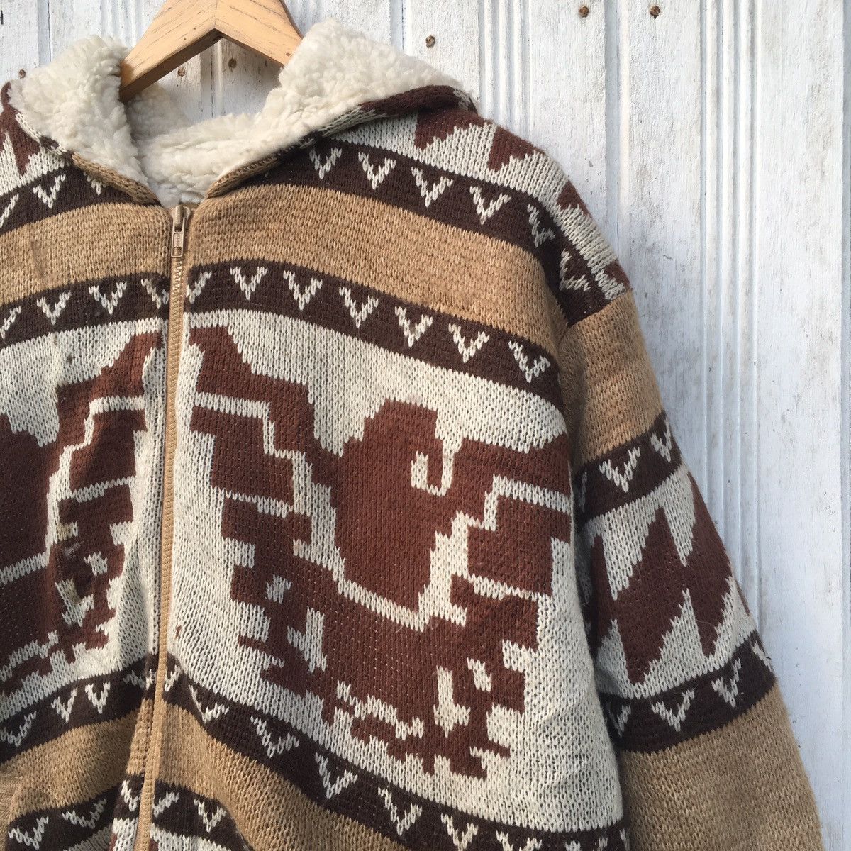 Vintage Vintage Kearney House Wool Mexican Native Puffer Jacket Size US M / EU 48-50 / 2 - 5 Thumbnail