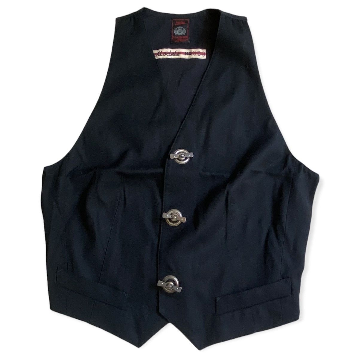 Jean Paul Gaultier Vintage JPG Graphic Vest Size US XXS / EU 40 - 2 Thumbnail