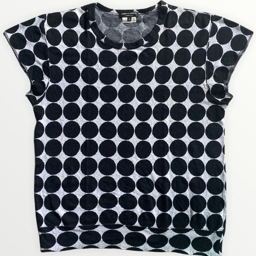 Comme des Garcons Homme Plus SS09 Runway Polka Dot T Shirt Size US S / EU 44-46 / 1 - 2 Thumbnail