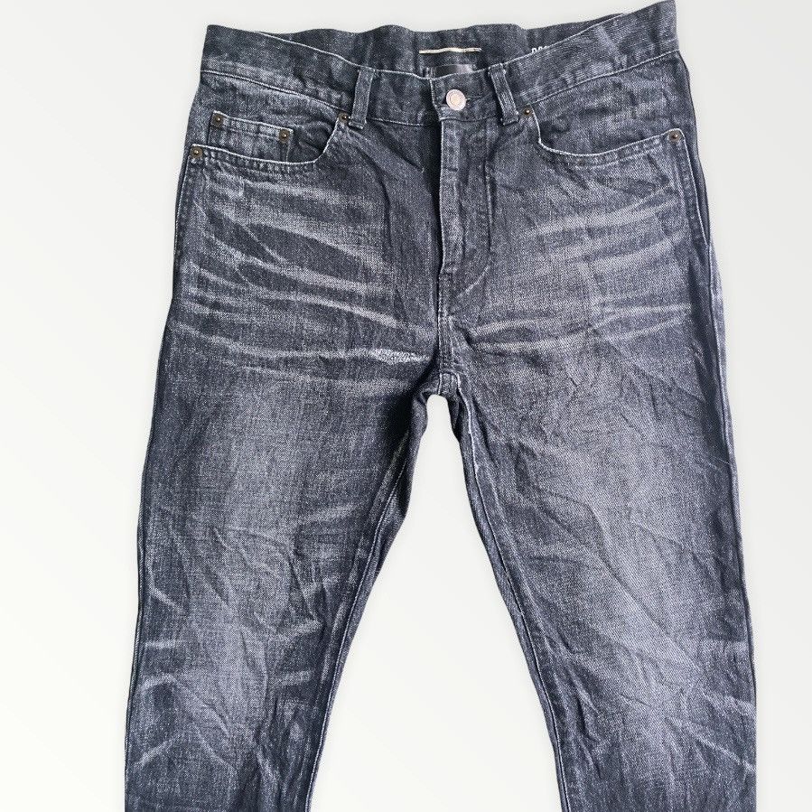 Saint Laurent Paris Fall 18 Black Wash Distressed Jeans Size US 31 - 4 Thumbnail