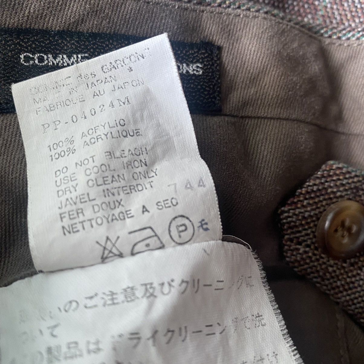 Comme des Garcons Homme Plus Vintage Fall 96 Traditional Check Pants Size US 31 - 4 Thumbnail