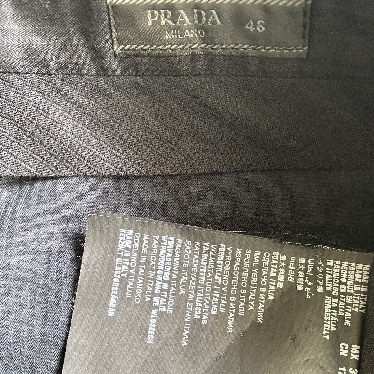 Prada Fall 13 Back Dart Cropped Trousers Size US 32 / EU 48 - 5 Thumbnail