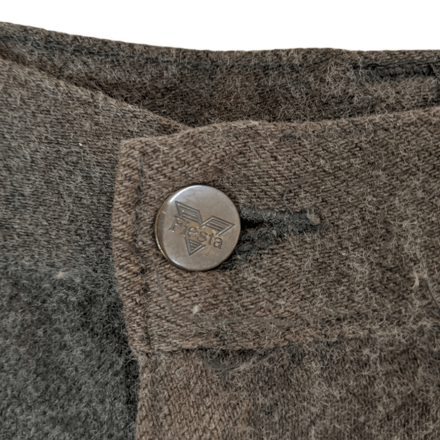 Japanese Brand Japan FIESTA Star-Press Wool Jean Style Pant Size US 33 - 7 Thumbnail
