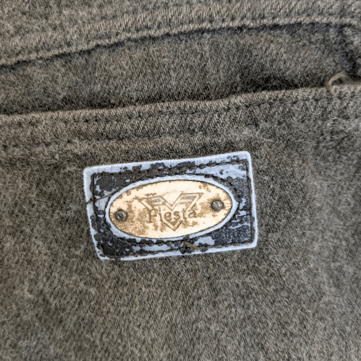 Japanese Brand Japan FIESTA Star-Press Wool Jean Style Pant Size US 33 - 8 Thumbnail