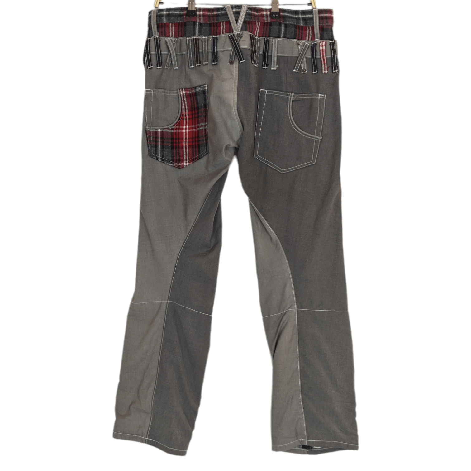 Japanese Brand Japan METHOD x UP START Distressed Faded Jean Stye Pant Size US 34 / EU 50 - 5 Thumbnail