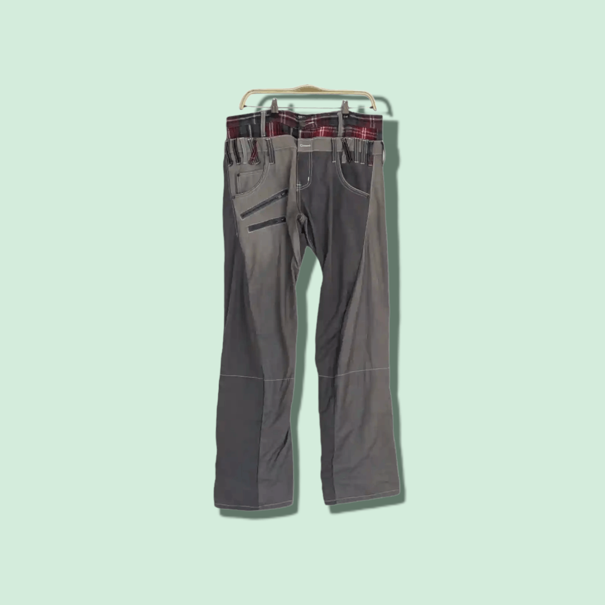 Japanese Brand Japan METHOD x UP START Distressed Faded Jean Stye Pant Size US 34 / EU 50 - 1 Thumbnail