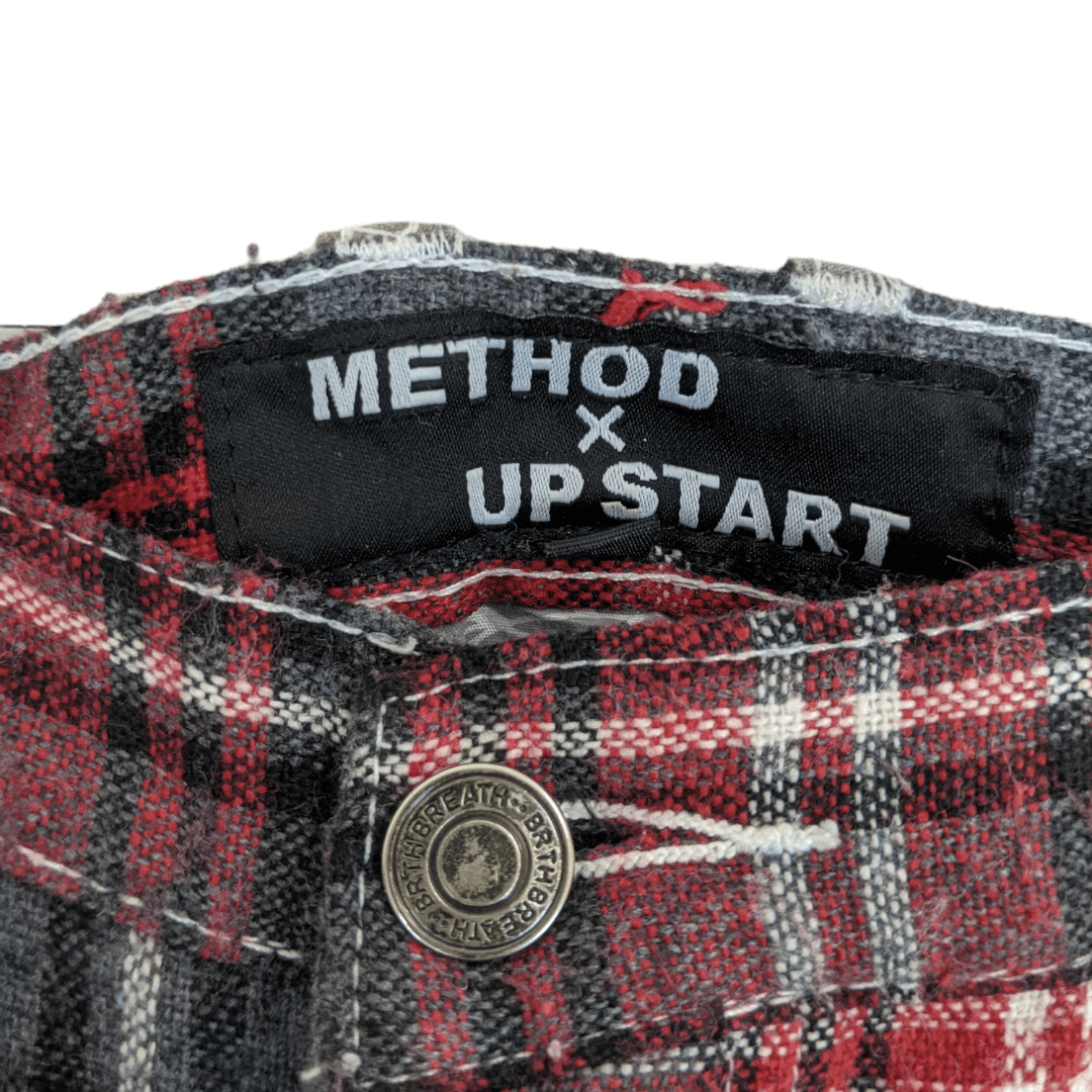 Japanese Brand Japan METHOD x UP START Distressed Faded Jean Stye Pant Size US 34 / EU 50 - 9 Thumbnail
