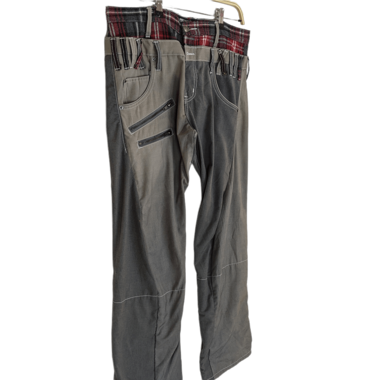 Japanese Brand Japan METHOD x UP START Distressed Faded Jean Stye Pant Size US 34 / EU 50 - 3 Thumbnail