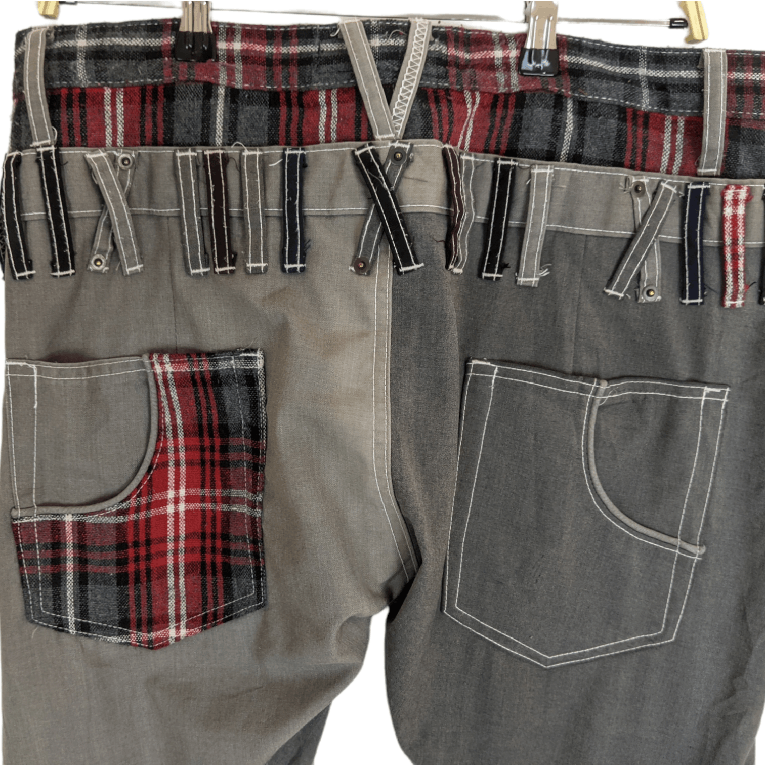 Japanese Brand Japan METHOD x UP START Distressed Faded Jean Stye Pant Size US 34 / EU 50 - 6 Thumbnail