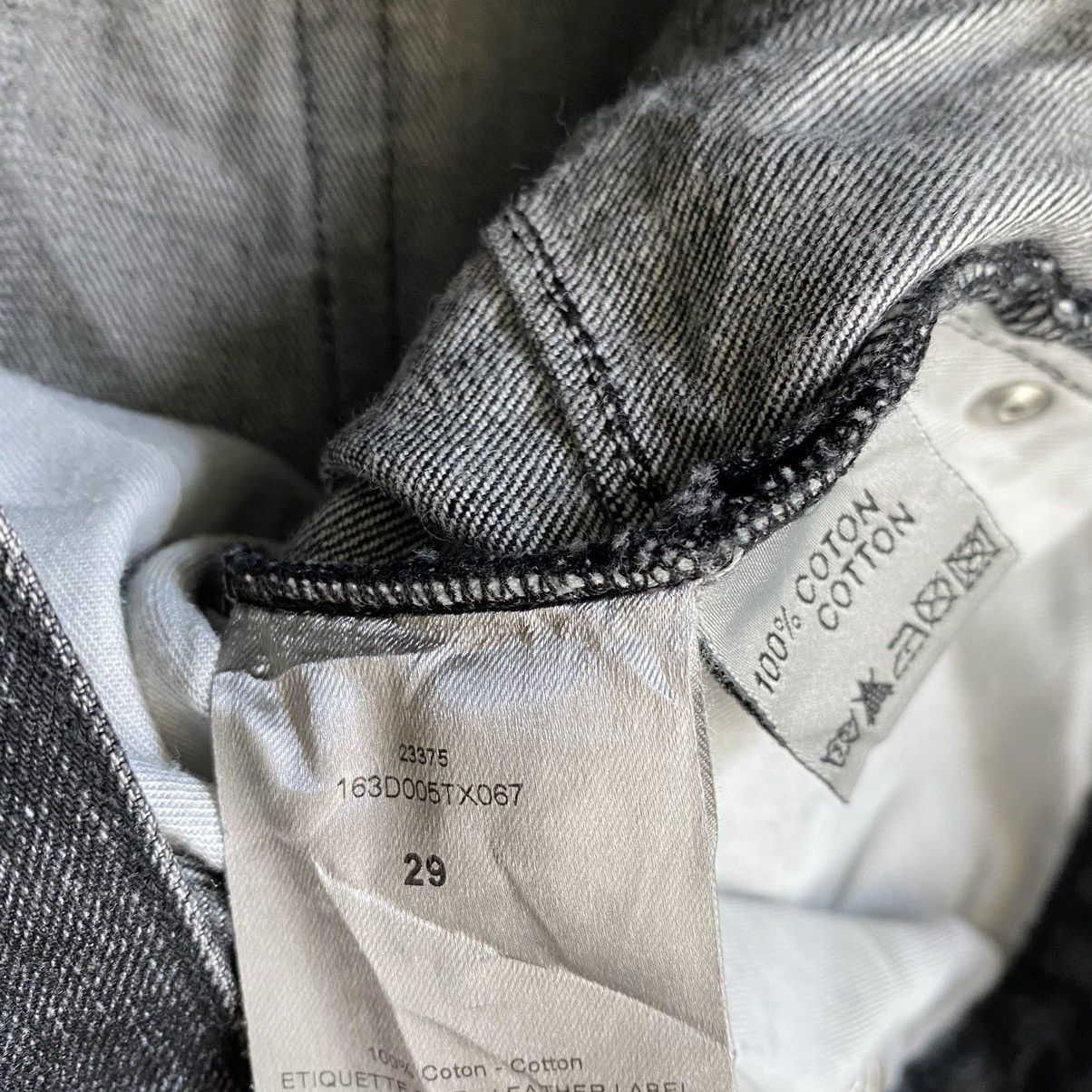 Dior SS11 Black Wash Jake Jeans Size US 30 / EU 46 - 7 Thumbnail