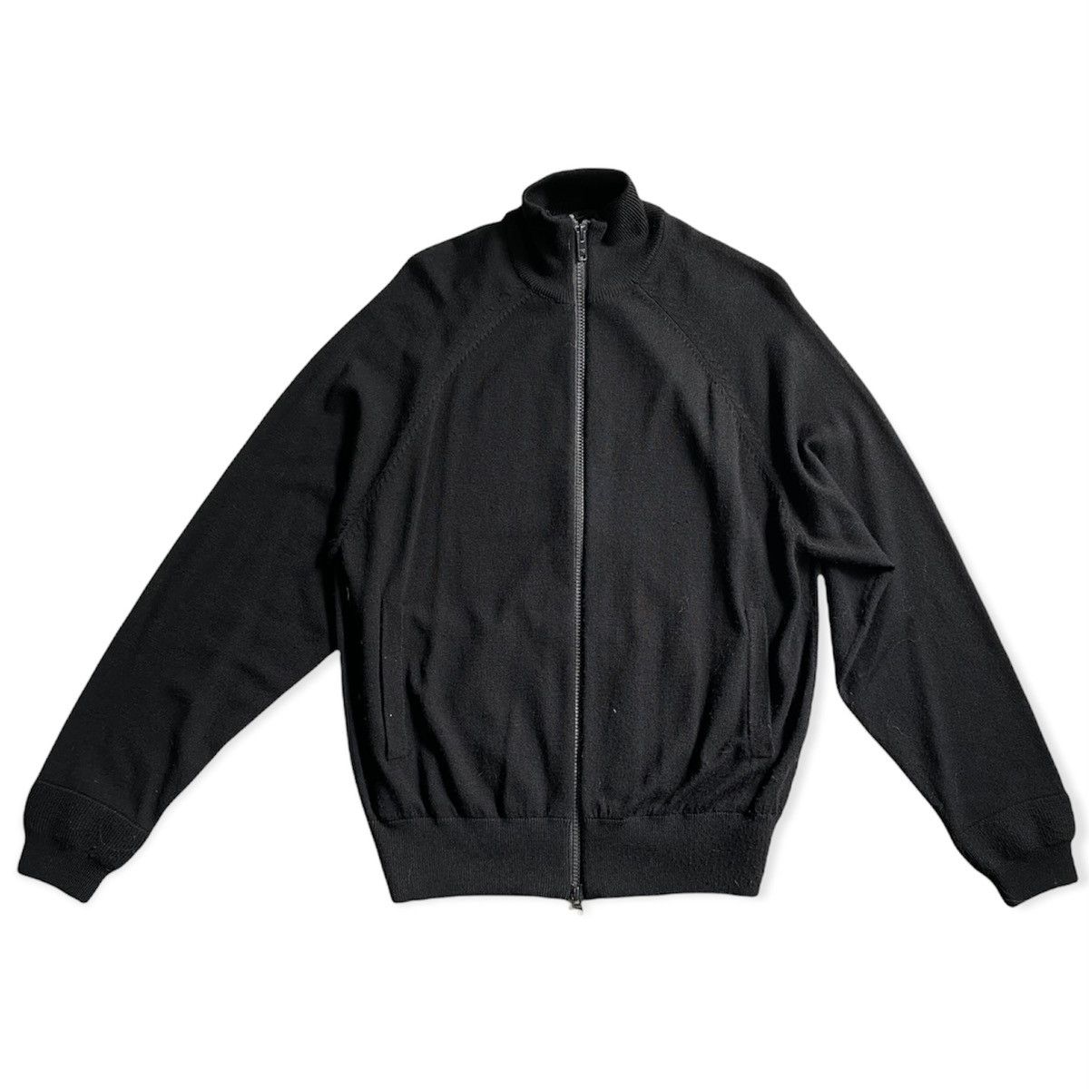 Y-3 × Yohji Yamamoto Black Wool Mock Neck Oversize Jacket Size US S / EU 44-46 / 1 - 3 Thumbnail