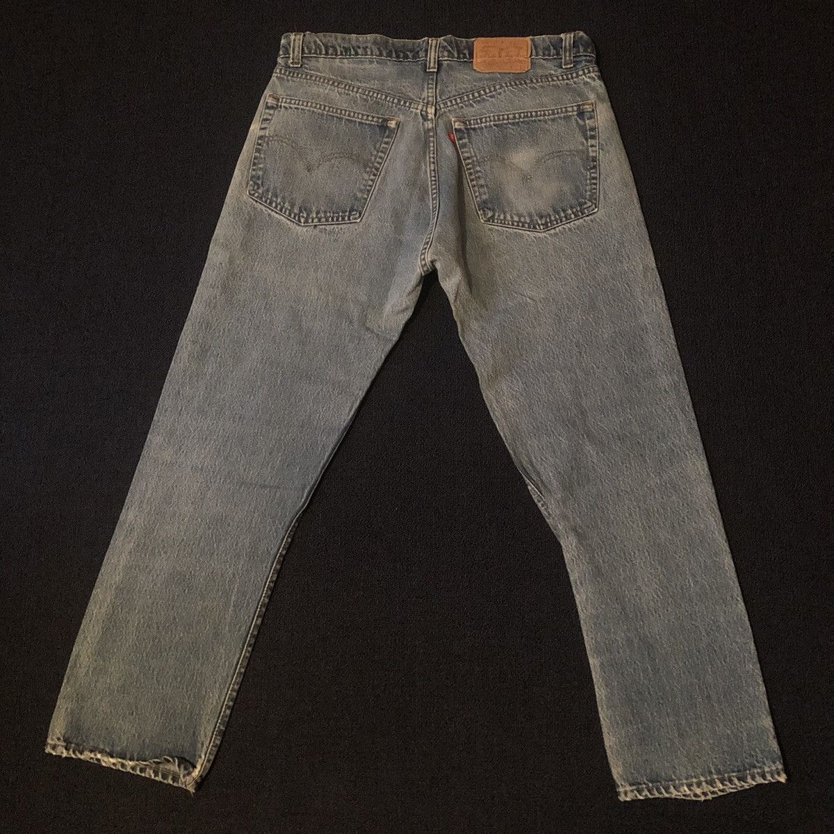 Levi's Vintage 80s Levis 505 Regular Fit Straight Denim Jeans 38x31 Size US 38 / EU 54 - 2 Thumbnail