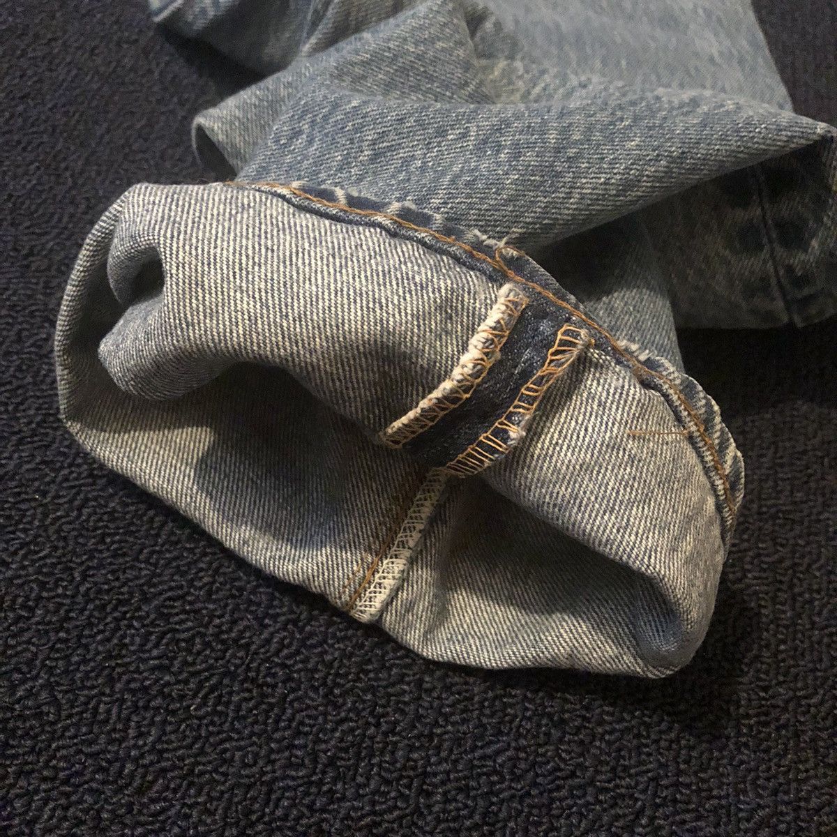 Levi's Vintage 80s Levis 505 Regular Fit Straight Denim Jeans 38x31 Size US 38 / EU 54 - 6 Thumbnail