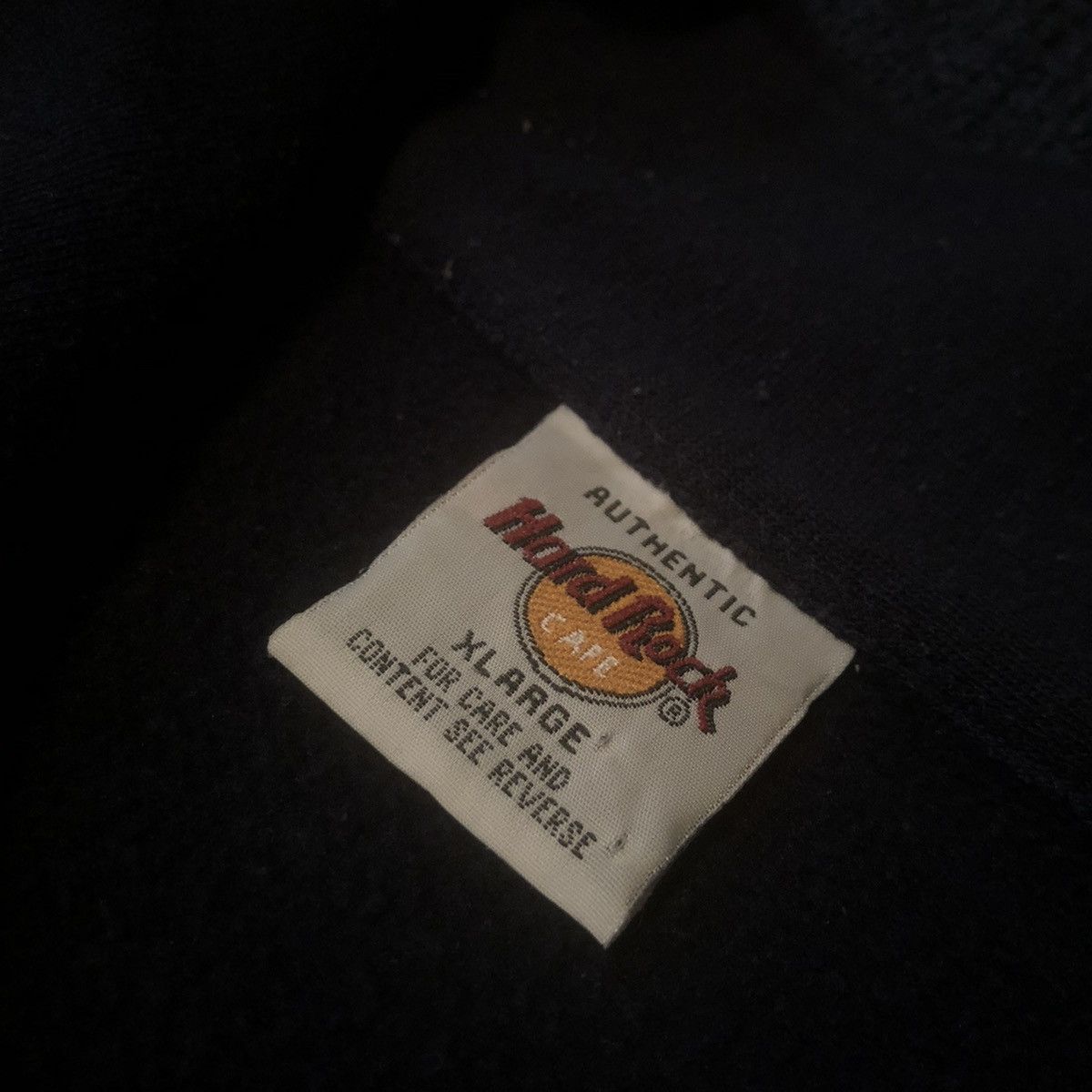 Hard Rock Cafe Vintage 1990s Hard Rock Cafe Tokyo Japan 71 Zip Up Jacket Size US XL / EU 56 / 4 - 7 Thumbnail